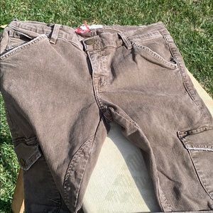 So much fun.  Army green cargo pants